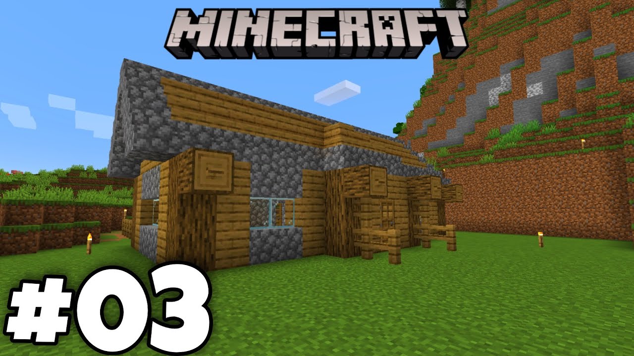 Minecraft Let's play season 1: EP 3: Building our first house - YouTube