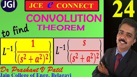 Convolution theorem to find inverse Laplace transform (Best example) | Dr Prashant Patil | 18mat31