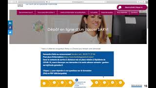 Tutoriel - Dépôt en ligne d'un dossier SARVI au Fonds de Garantie des Victimes