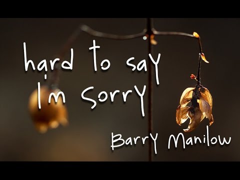 Barry Manilow (+) Hard To Say I'm Sorry