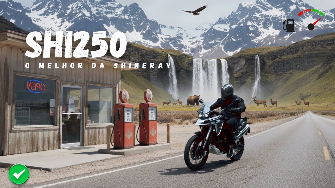 Teste de consumo na NOVA SHI250 SHINERAY