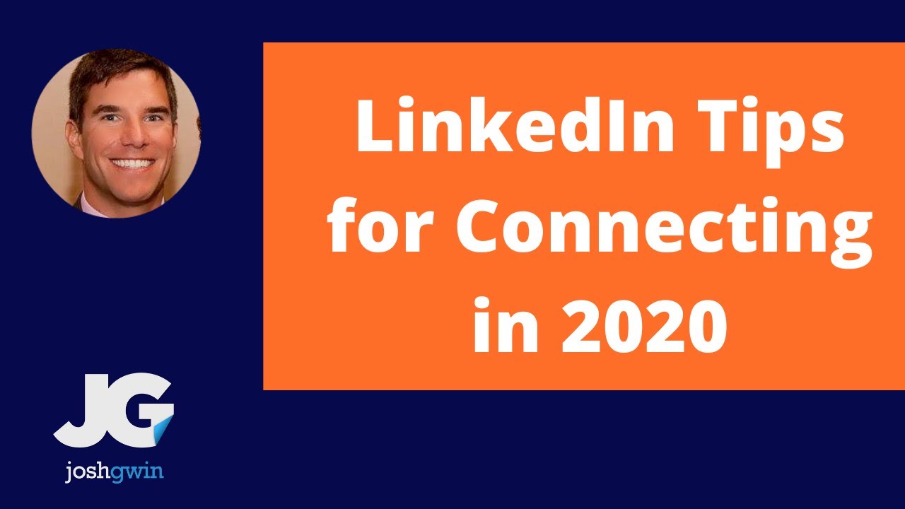 LinkedIn Tips for Connecting in 2020 (3 Things to Do) - YouTube