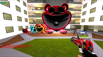 Mecha Titan Smiling Critters & Zoochosis - Poppy Playtime Chapter 4 in backrooms in gmod