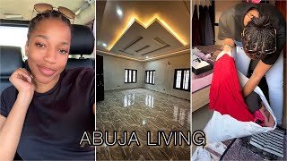 Moving Into Uni Hostel, Apartment Tour, School Shopping, Adulting In Abuja