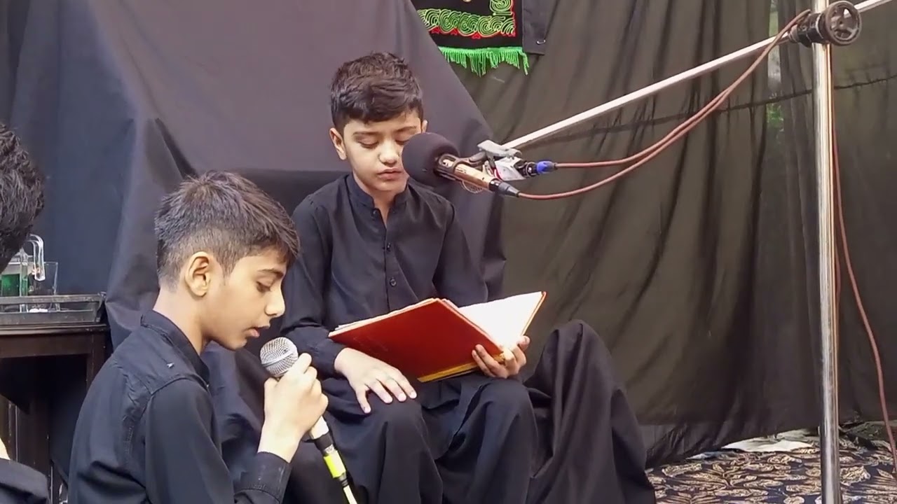 Syed Marjan Ali kazmi 5محرم الحرام 2025 لارنس روڈ لاہور۔ آ اصغر بن تیرے میں چین کہاں سے پاؤں