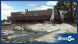 Church damaged during Pueblo storm