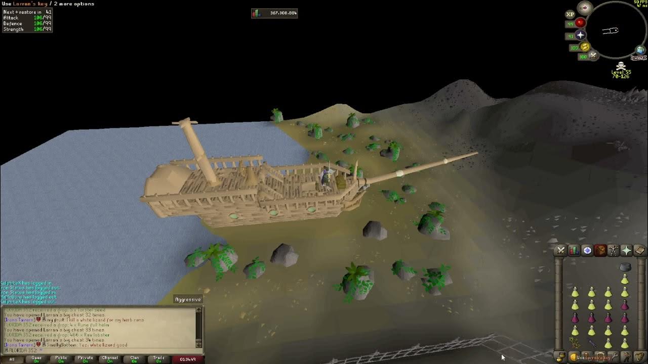 Osrs loot from 50 larran's keys! (ironman) YouTube