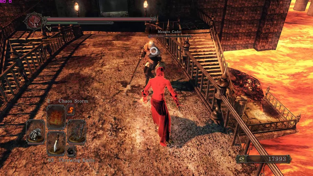 Dark Souls II bone fist + whip = ouch