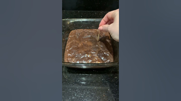 Fudgy Brownie Toothpick Trick