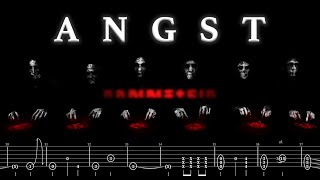 Rammstein - Angst (Cover, Tab w/ Whammy)