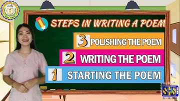 Steps in Writing a Poem- Creative Writing Instructional Video (Week 4)