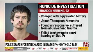 IMPD searches for man charged in death of 4-month-old boy