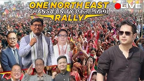Live From Astabal l ONE NORTH EAST Thansa Rally l Bubagra l Conrad Sangma l M Kikon l TMP