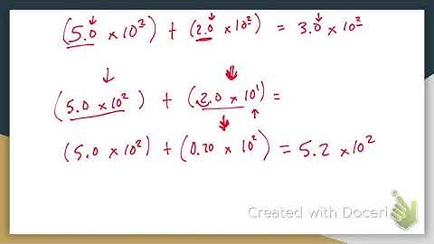 Adding and Subtracting Scientific Notation Lecture Video