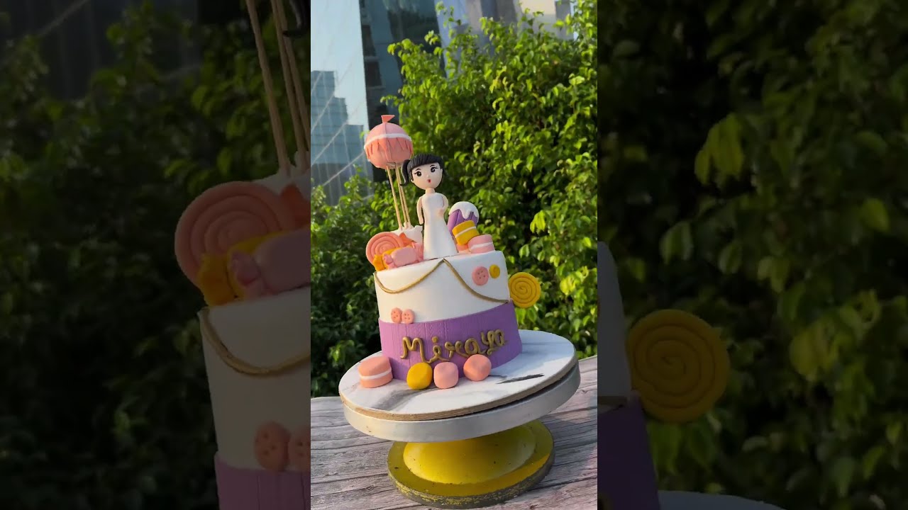 Birthday cake / Garden design cake / fondant cake / icing … | Flickr