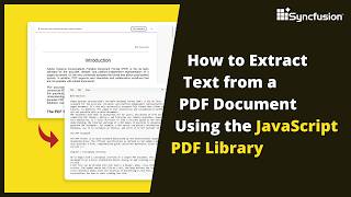 How to Extract Text from a PDF Document Using the JavaScript PDF Library