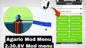 Agario Mod Menu No Key login 2.30.8V 🥰😍