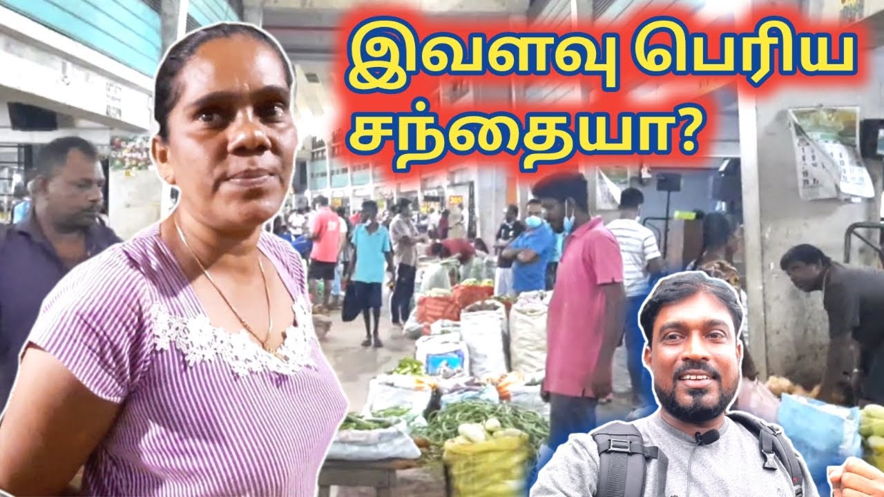 அம்மாடி இவளவு பெரிய சந்தையா!  | manning market peliyagoda  | tamil unlocker
