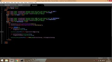 Tutorial JavaScript Sederhana - #05 Luas dan Volume Kerucut