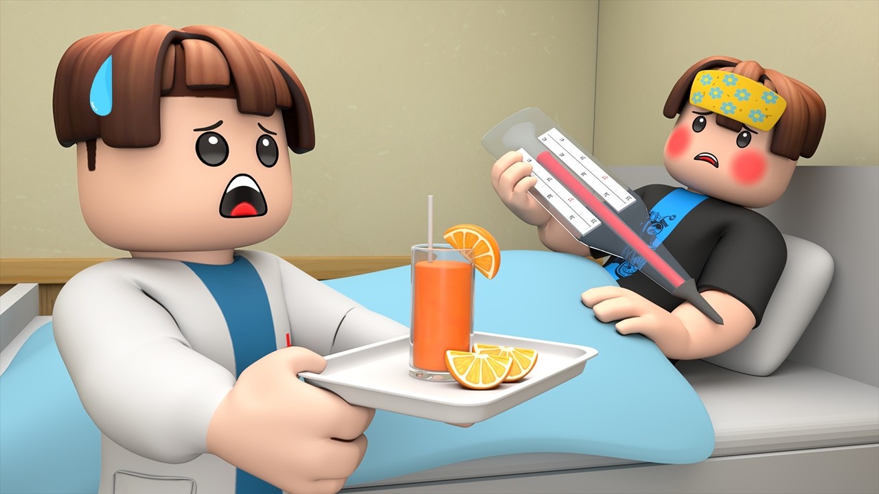 ROBLOX Brookhaven 🏡RP: The Bacon Hair Has a Cold | Doctor Check Up | Roblox Animation