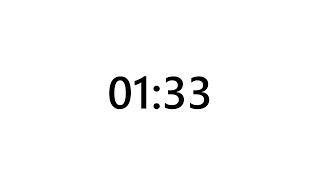 Timer for 1 minute and 33 seconds