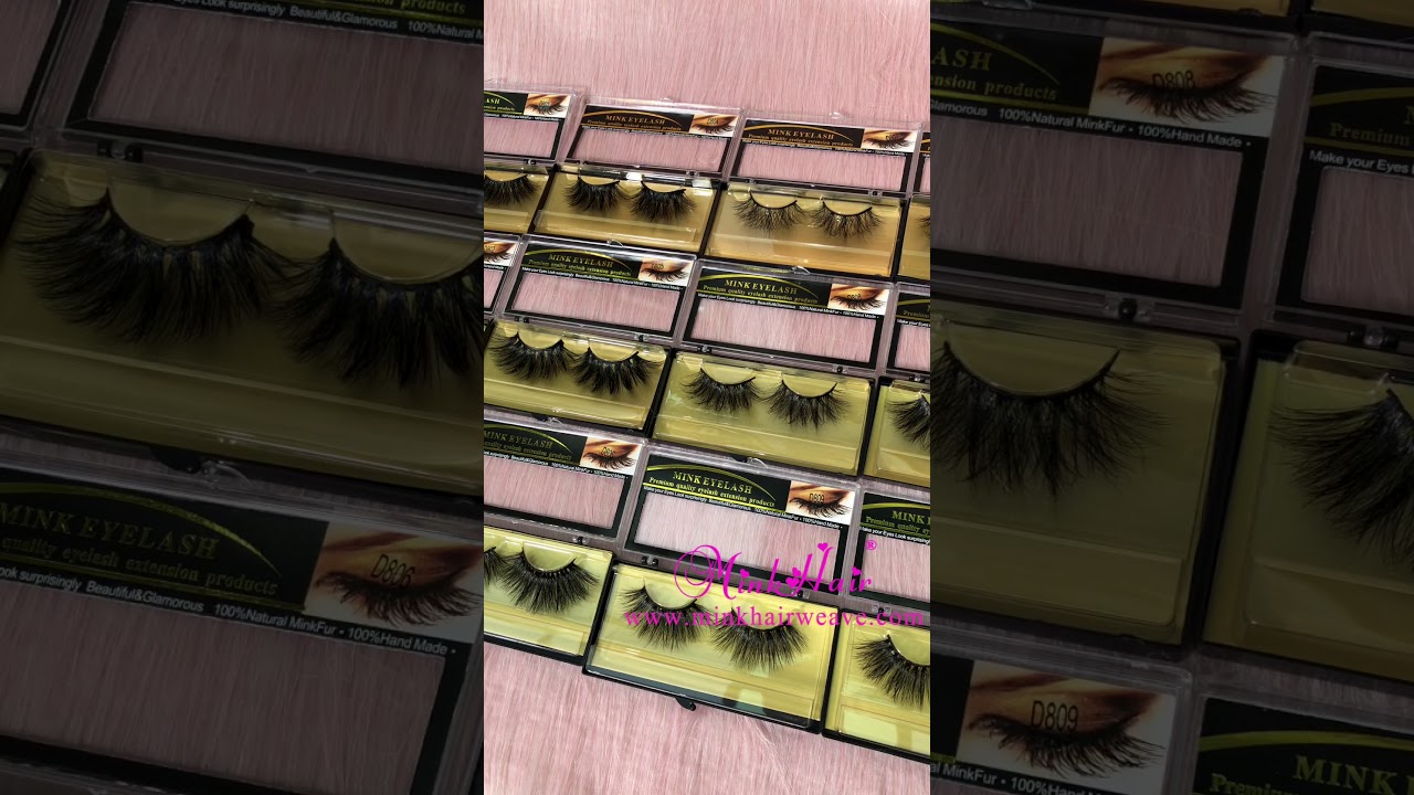 Natural Eyelashes | 25mm 3D Mink Lash Handmade Lashes 