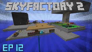 Minecraft modded survival map: skyfactory 2: ep 12: a world beneath
the void