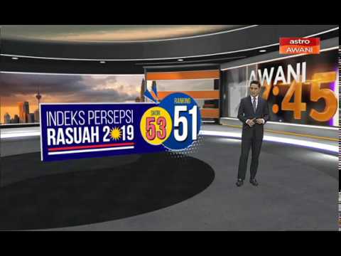 [INFOGRAFIK] Indeks Persepsi Rasuah 2019 - YouTube