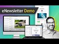 Email newsletters product demo  deliver valuable content to utility customers