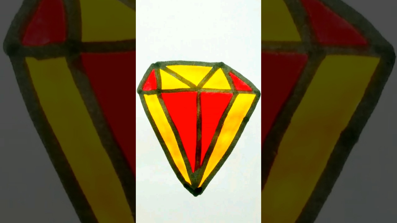 Diamond drawing 