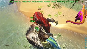 Killing an alpha rex ARK