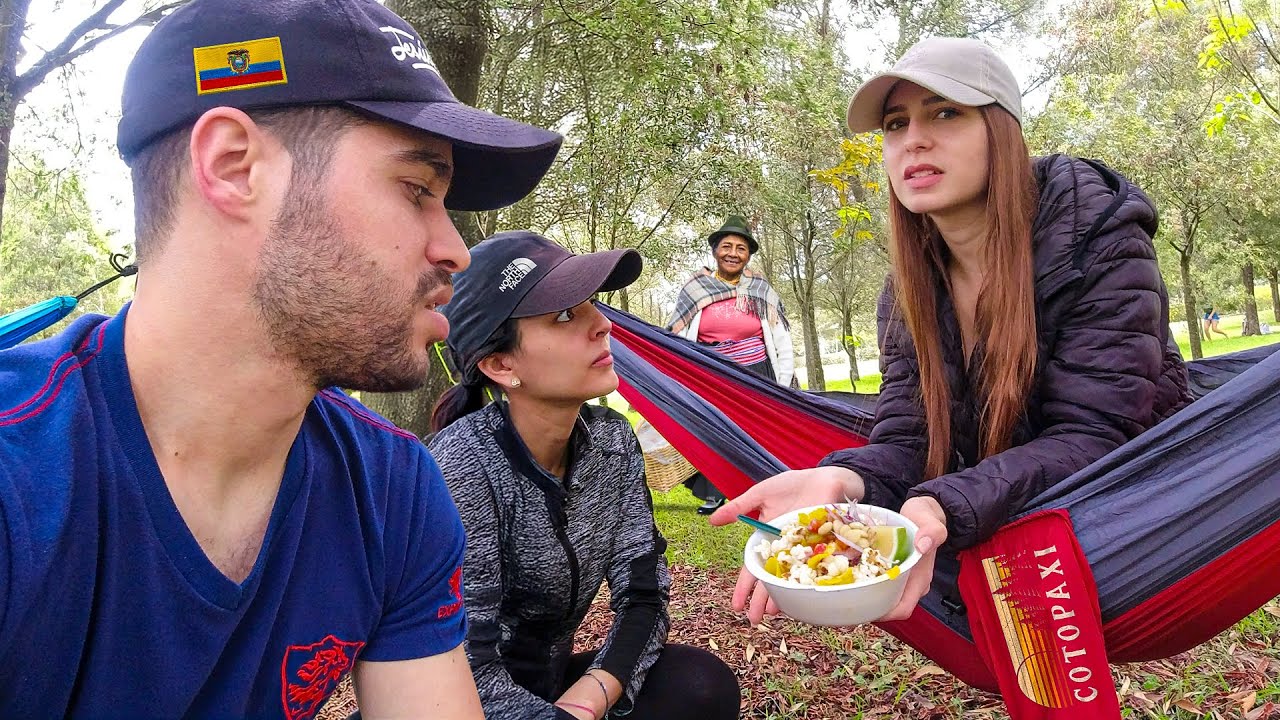 Probó la COMIDA callejera Ecuatoriana MÁS BARATA QUE EXISTE 