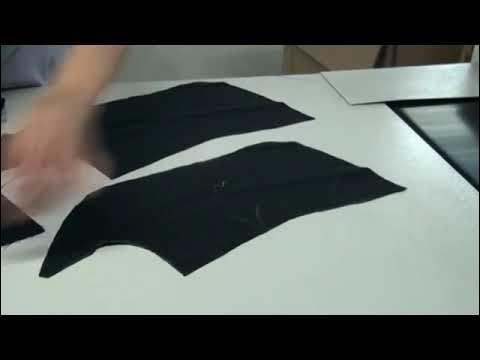 OSHIMA OP-600FA пресс для дублирования ткани проходного типа - YouTube