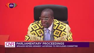 Speaker Alban Bagbin refers Kennedy Agyepong to Privileges Committee | Citi Newsroom