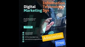 Digital Marketing|No Experience Needed] - FREE| ITS | Information Technology Systems| 2024
