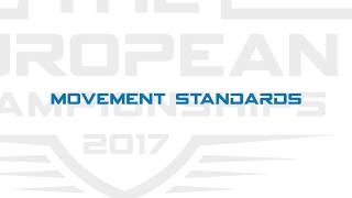 The European Championships 17.1 Movement Standards