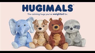 Meet Hugimals Stress-Relieving Weighted Stuffed Animals For Adults & Kids