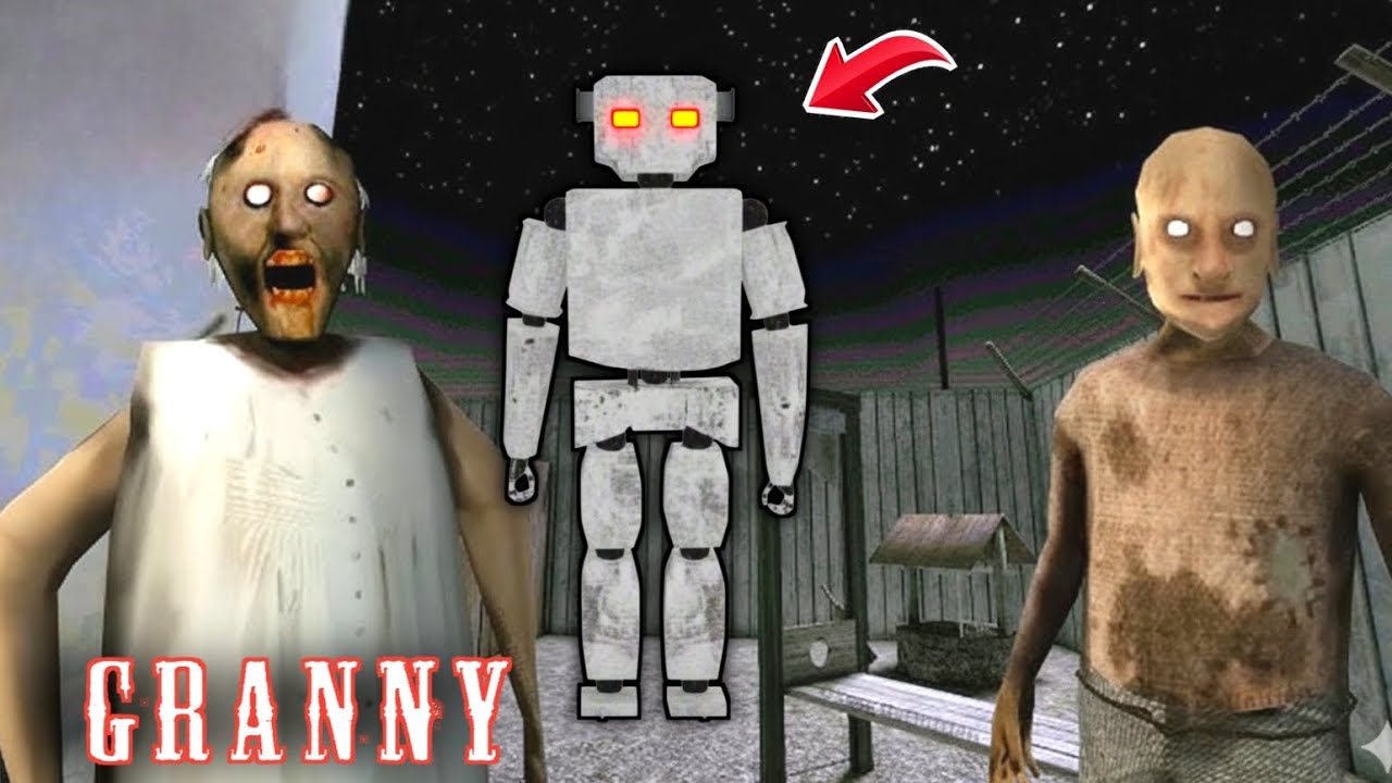 Granny horror game vedio# Granny ki vedio Grandpa with and || Robot for Granny game full gameplay