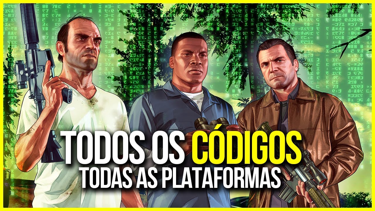 PS3/PS4, XBOX e PC] 78 Códigos e macetes para você utilizar no mundo aberto  de GTA V - Mais Play