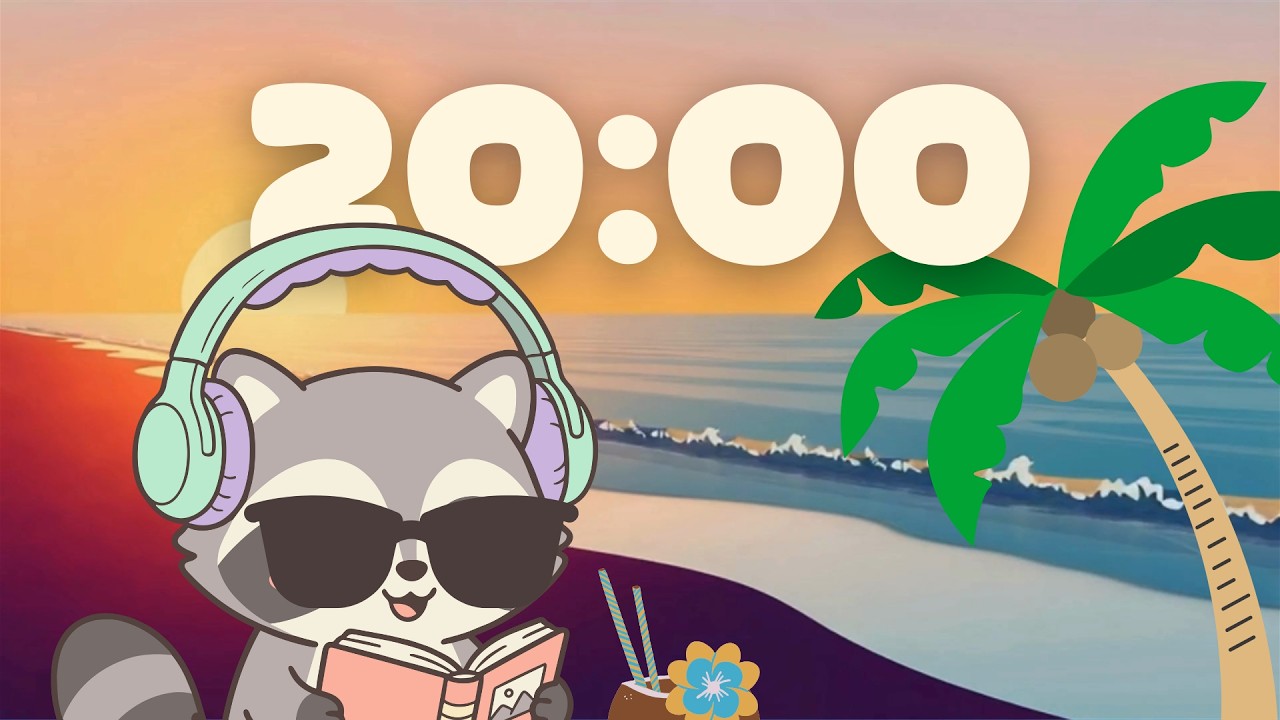 20 Minute Timer ⏰ Study Timer for Classroom Focus 🎶 Calming Music - YouTube