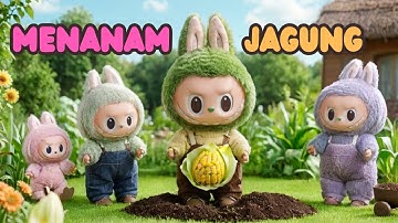 Labubu Menanam Jagung 🌽 di Kebun Kita | Lagu Anak Populer