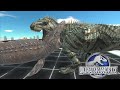 Jurassic world tournament in Spiky Ring ! - Animal Revolt Battle Simulator