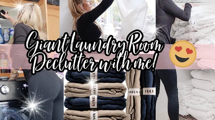 DECLUTTER THE LAUNDRY ROOM WITH ME 2023 //   HOME ...