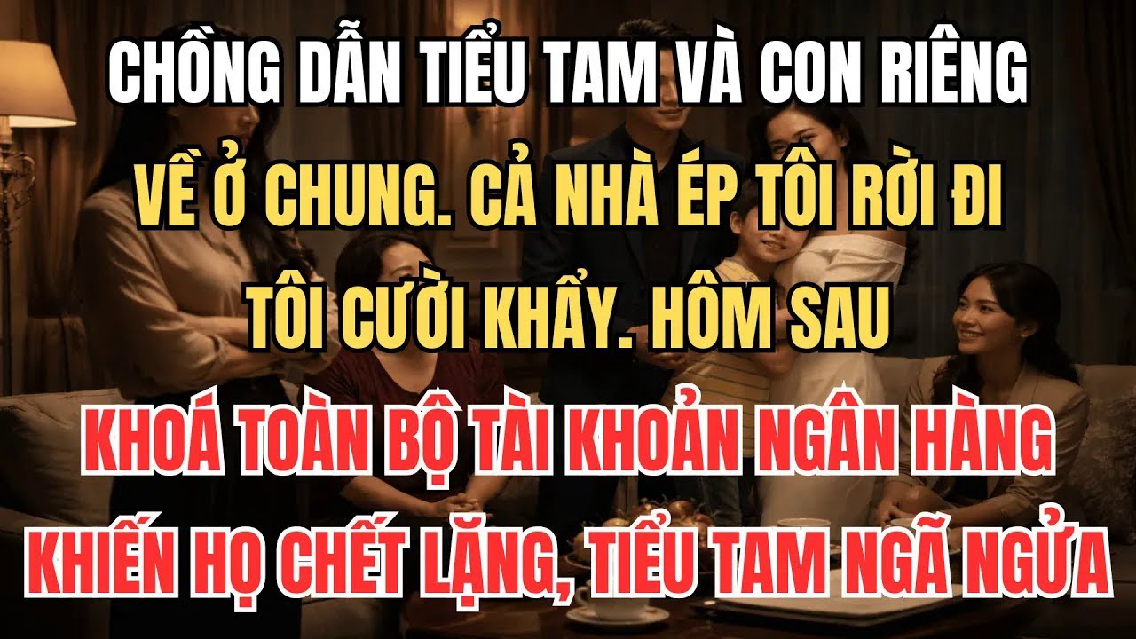 Chồng Đưa Tiểu Tam Và Con Riêng Về Nhà, Cả Nhà Họ Ép Tôi Rời Đi Và Cái Kết Câm Lặng ｜ Truyện Audio