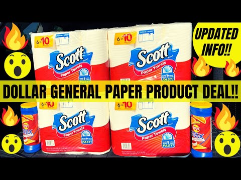 DOLLAR GENERAL ALL DIGITAL PAPER PRODUCT DEAL!! | ?STOCK UP PRICES!! | UPDATED DEAL!! | 07/03-07/09