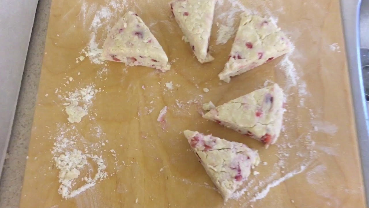 Strawberry Cream Cheese Scones