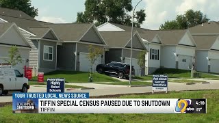 Tiffin’s special census on hold due to federal government shutdown