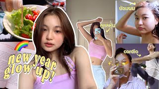 glowing up 2022 (summer girl); dyed my hair, nails, tried make-up, pamper day | Grace Maneerat