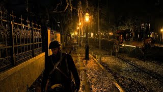 Saint Denis Rain - Relaxing Gameplay (Red Dead Redemption 2) screenshot 5