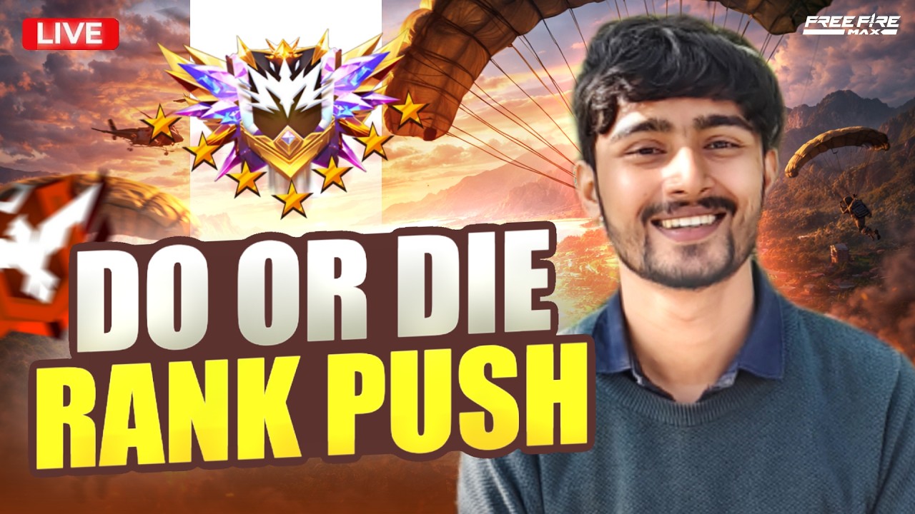 🔴 FREE FIRE LIVE 🔥 RANK PUSH TO HEROIC | GRANDMASTER GAMEPLAY | # ...